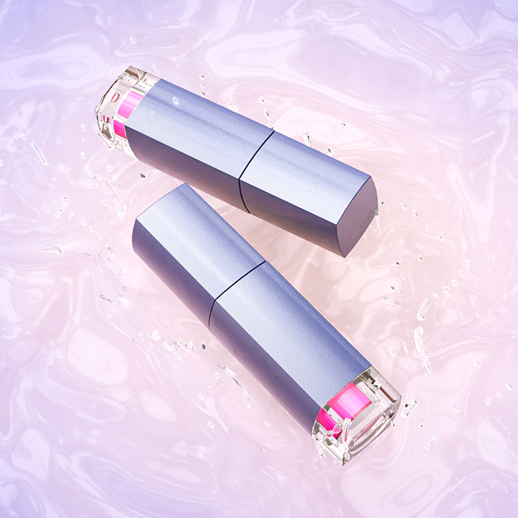 廠(chǎng)家定制方形迷你唇釉管空管4ml唇彩管