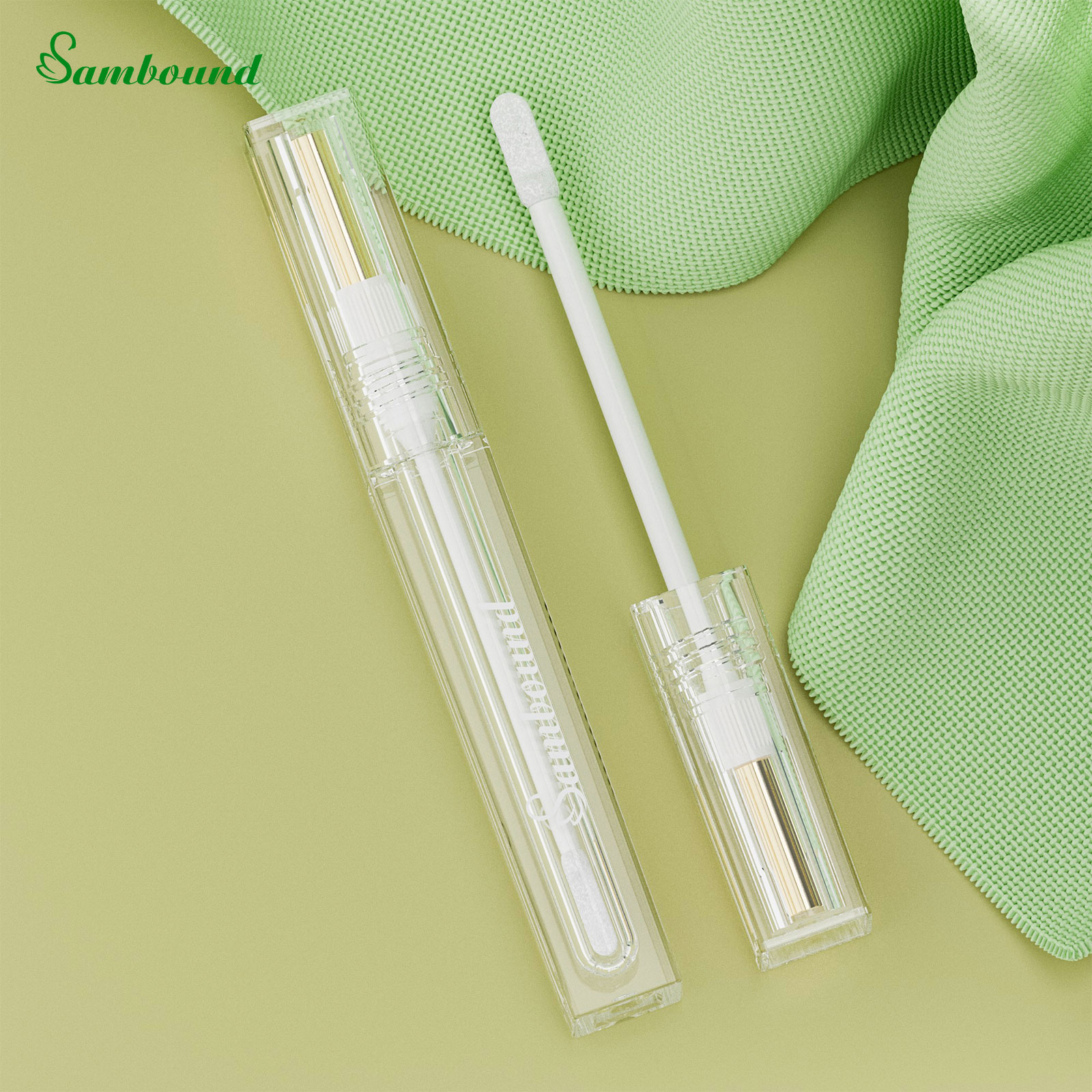 方形全透明環(huán)保唇彩管